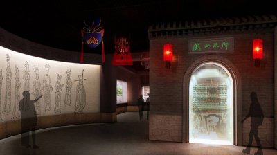 青龙古镇民俗文化展厅_山东智业展厅设计案例